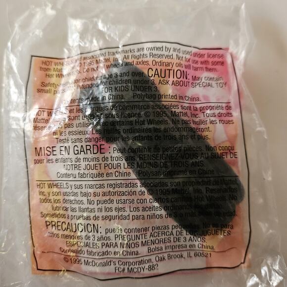 2000 McDonalds Hot Wheels Dark Rider Series 8 New in Package - Picture 2 of 2